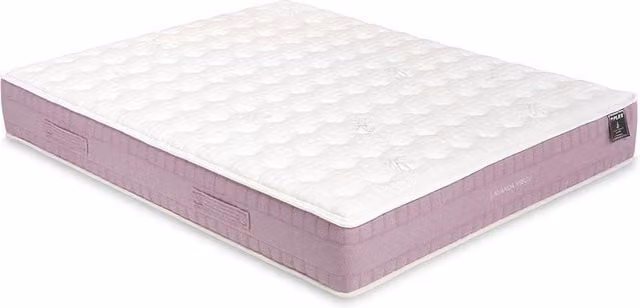 Colchón de HR con espuma viscoelástica Flex Lavanda Visco Flex en color blanco, An/P: 180 x 190 cm