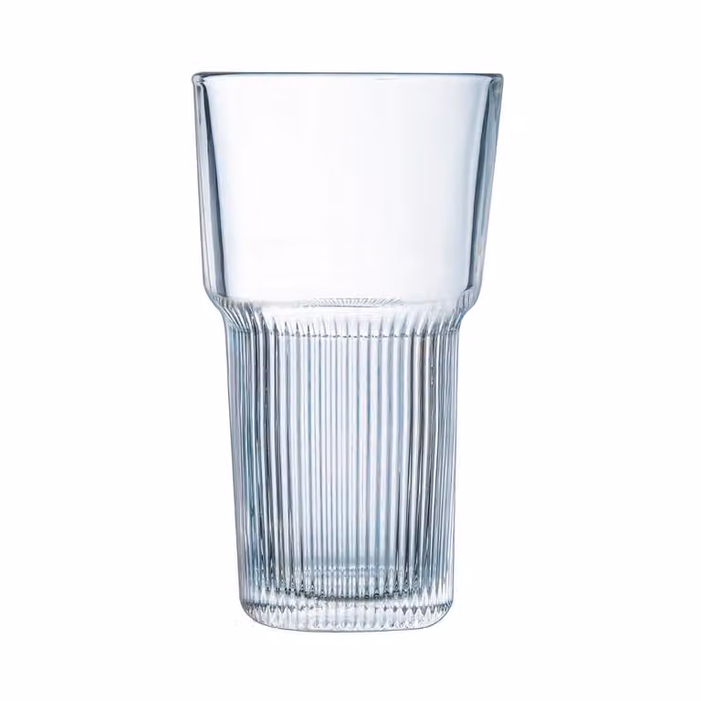 Juego de 6 vasos altos de vidrio templado Arcoroc Arc de 650 ml en color transparente