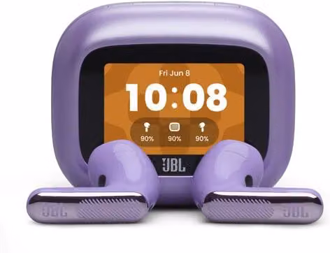 Auriculares JBL Live Flex 4 True Wireless con Cancelación de Ruido, Color Morado