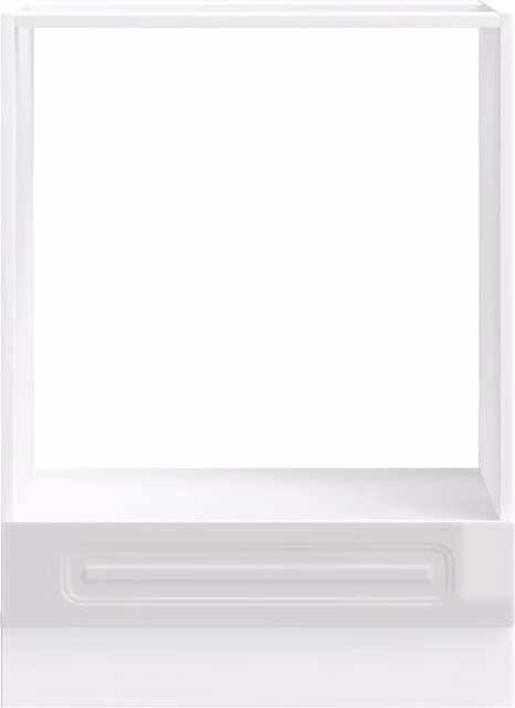Mueble de horno SYFAX en blanco brillante de madera MDF An/P/Al: 60 x 46 x 81,5 cm