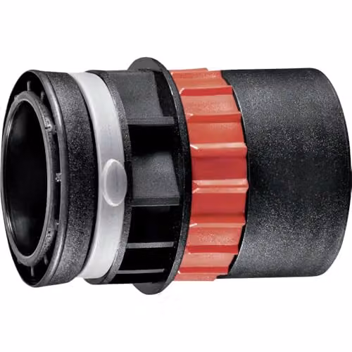 Clip de anillo roscado Flex Sam-cr 32 con sistema de clic y control adicional de aire en color negro y multicolor, longitud: 15,2 cm