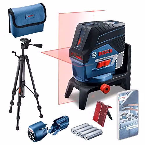 Nivel láser Bosch Professional GCL 2-50 C con láser rojo y alcance de hasta 20 m