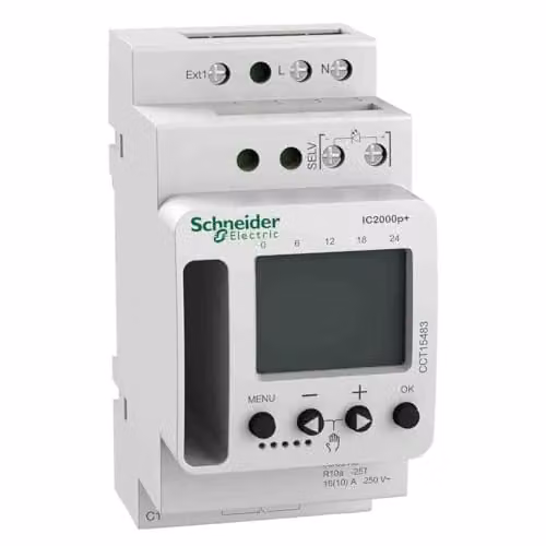 Interruptor Schneider Electric IC2000d indoor de 18 mm en color blanco y multicolor