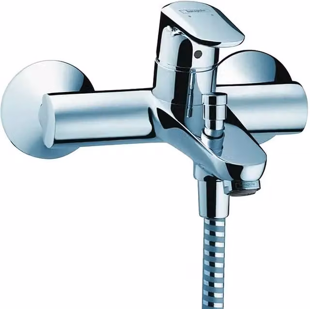 Grifo monomando de bañera Hansgrohe Ecos en color cromo con función de spray