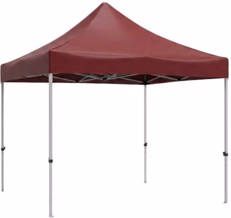 Carpa Plegable Premium de 3x3 m en color rojo para jardín
