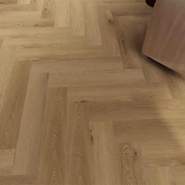 Suelo vinílico clic Home Deluxe ELORA Robro de 40 m² con sistema de sonido de impacto y acabado madera marrón