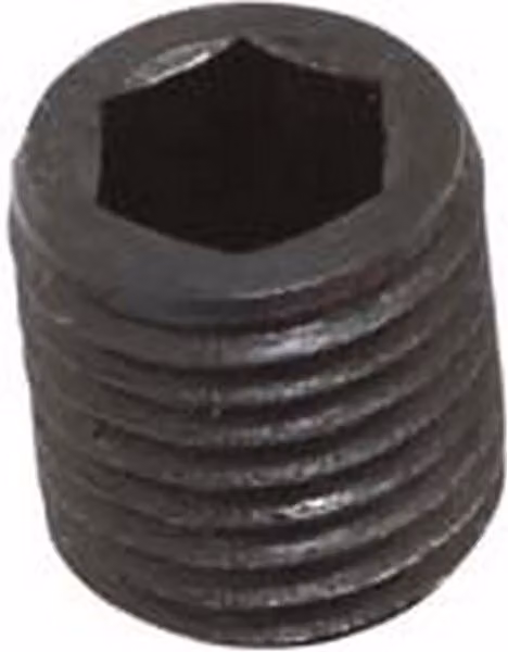 Tornillo prisionero con hexágono interior Forum color negro blanquecino talla 25