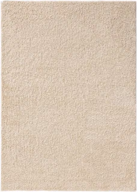 Alfombra de pelo largo lavable Benuta en color beige, An/P: 300 x 400 cm