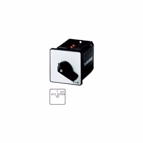 Interruptor de palanca Eaton de 4 polos con protección IP65 en color blanco
