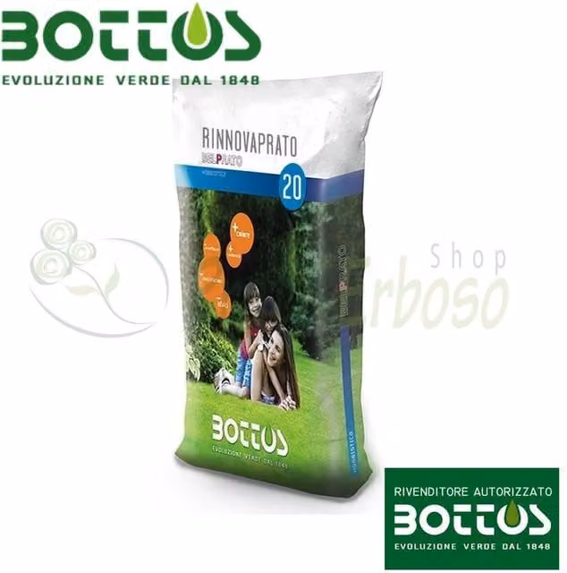 Semillas para césped BOTTOS para primavera y otoño, 20 kg