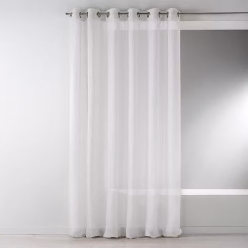 Visillo de gasa transparente HomeMaison.com color blanco An/Al: 200 x 260 cm
