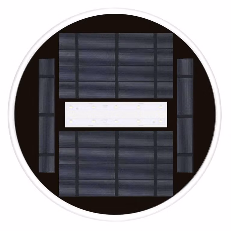 Lámpara LED solar Ledbox para piscinas y jardín, color blanco, luz blanco frío, IP68, Diámetro: 30,9 cm
