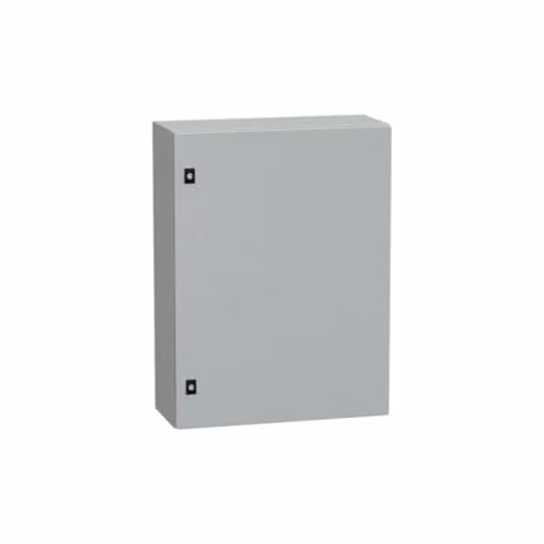 Schneider Electric CRN 800 x 600 x 250 PTA plena con placa en blanco y gris