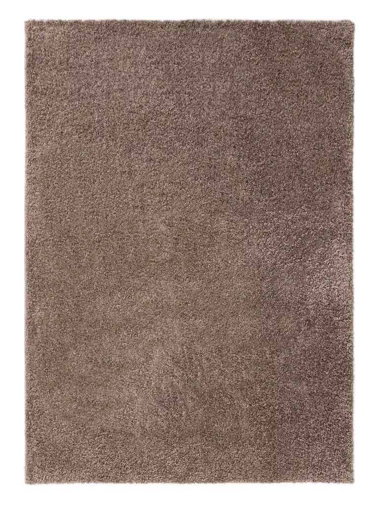 Alfombra de pelo largo Benuta en color beige y marrón, diseño moderno y rectangular, An/P: 200 x 290 cm