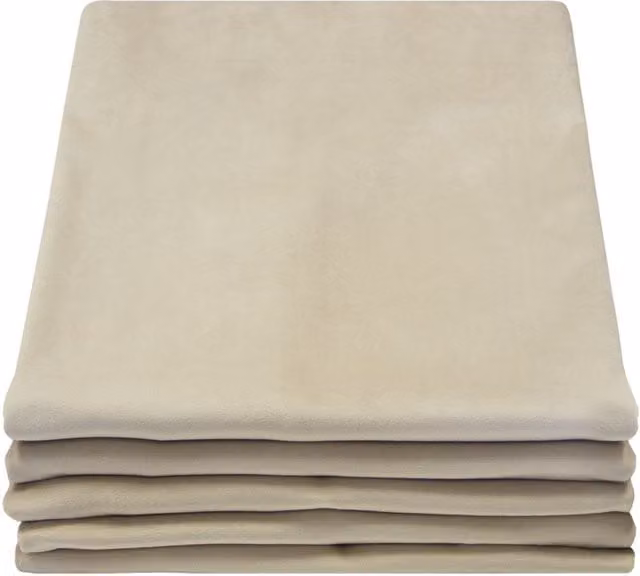 Cortina insonorizante y térmica Moondream DecibelControl 4en1 de terciopelo beige MC15, An: 135 cm, Al: 250 cm
