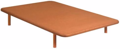 Base transpirable Pikolin DIVANLIN 3D con tapizado 3D color cerezo An/P/Al: 120 x 190 cm
