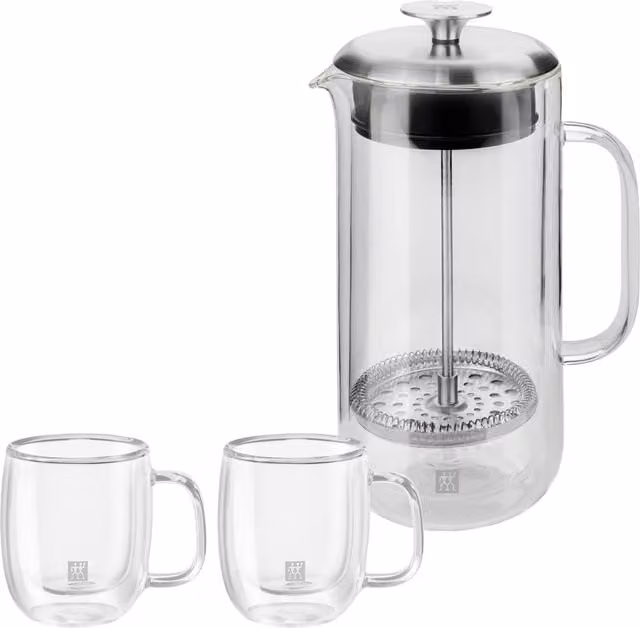 Set de vasos ZWILLING Sorrento Plus transparente para café de autor