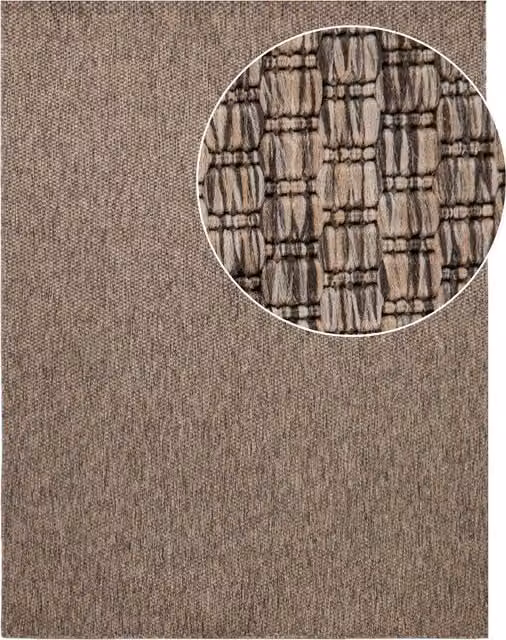 Alfombra Venezia para interior y exterior, color beige, An/P: 200 x 280 cm