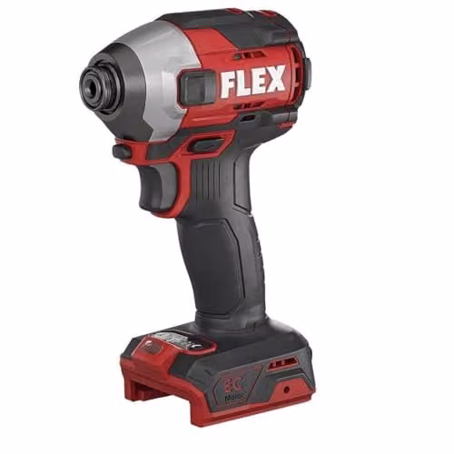 Atornillador de impacto FLEX ID 1/4 18.0-EC-HD C de 18V con 58 Nm en multicolor y blanco