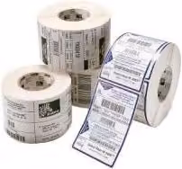 Etiquetas térmicas para impresora Zebra Z-ultimate 3000t color plata y blanco
