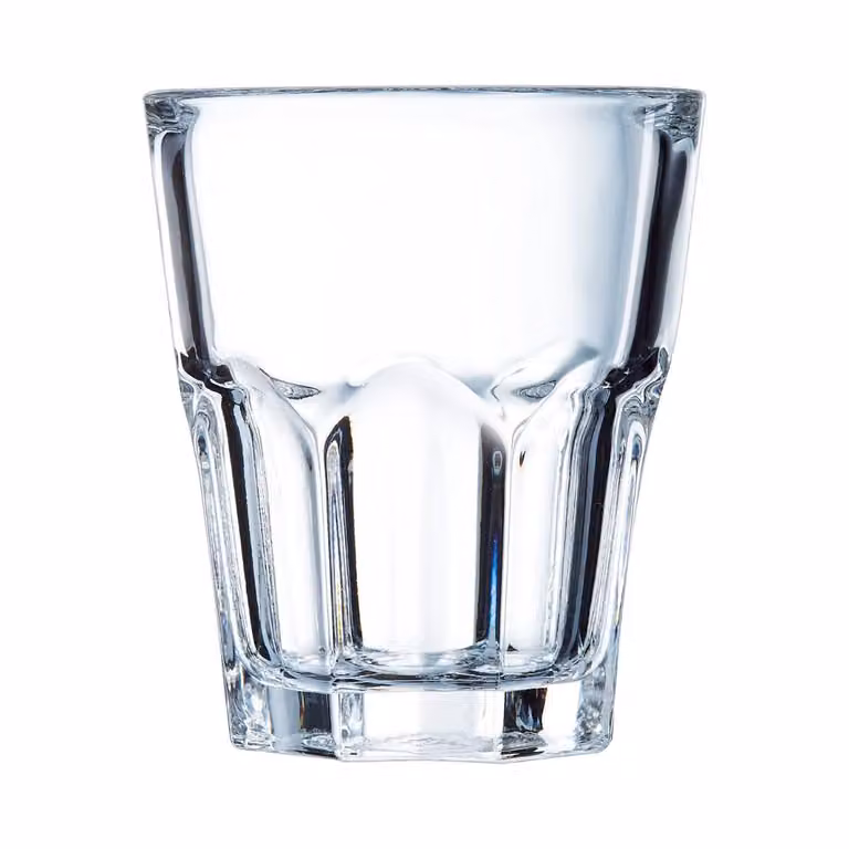 Juego de 12 vasos bajos de vidrio Granity de Arcoroc, transparentes, 45 ml