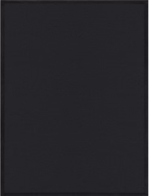 Alfombra infantil lavable Atami negra de diseño moderno An/P: 160 x 220 cm