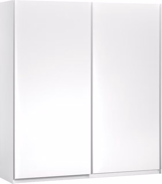 Armario Noel de El Corte Inglés con 2 puertas correderas en color beige y blanco con acabado mate y diseño minimalista