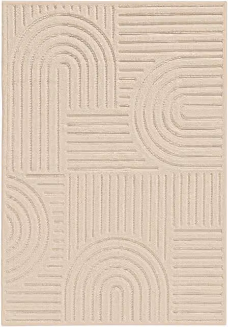 Alfombra Benuta Leo de color beige con diseño moderno y rectangular, An/P: 300 x 400 cm