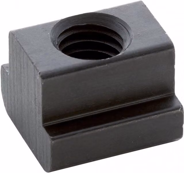 Tuerca para ranura en forma de T Tschorn de acero inoxidable color negro M8x18