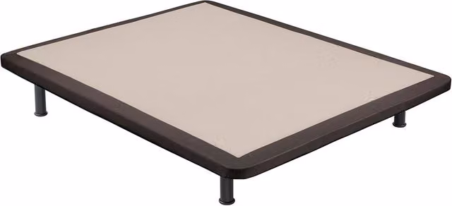 Base tapizada Flex en polipiel 3D disponible en beige y marrón