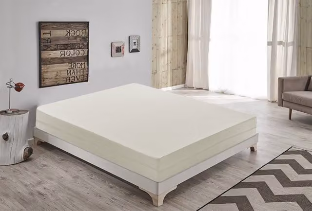 Colchón Ortopédico Materassiedoghe de Gel con Funda Extraíble, Blanco, An/P: 150 x 190 cm