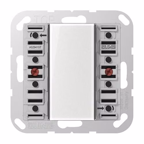 Módulo de sensor táctil universal Jung A52941ST KNES combinación de 4 enchufes F 50 serie A color blanco