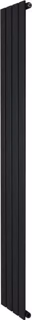 Radiador plano de columna única Monster Shop en acero color negro de 707 W, An/Al: 180 x 28 cm