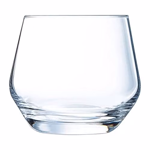 Estuche de 6 vasos bajos Chef & Sommelier modelo Lima de cristal transparente de 35 cl