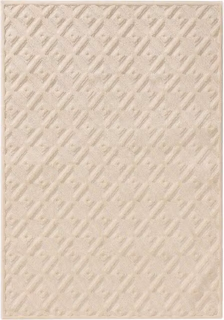 Alfombra Benuta Leo de color beige, diseño moderno y rectangular, An/P: 300 x 400 cm
