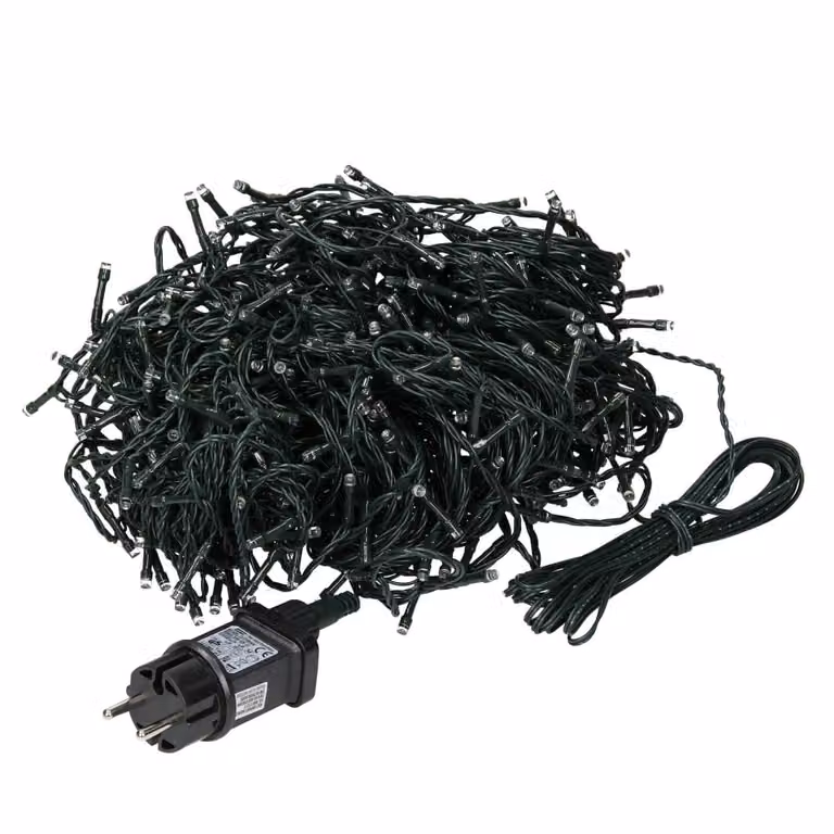 Guirnalda de luces LED ECD Germany blanco frío de 36 m para interior y exterior con 8 modos y temporizador