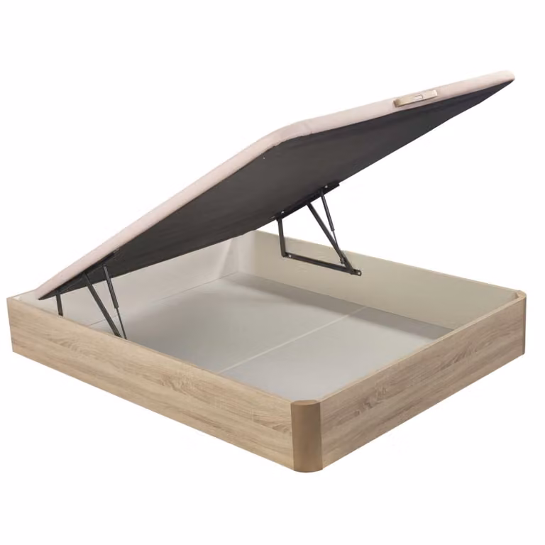 Canapé abatible Pikolin Airbox color beige con tapa 3D transpirable An/P/Al: 180 x 200 x 32 cm