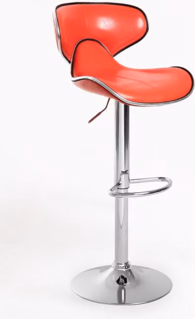 Pack de 6 taburetes Lester de Regalos Miguel para cocina y comedor en color rojo y acabado de piel sintética