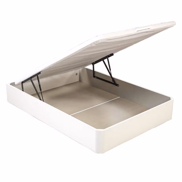 Canapé abatible Loop de Royal Sleep en color blanco con esquinas redondas, An/P/Al: 90 x 200 x 32 cm