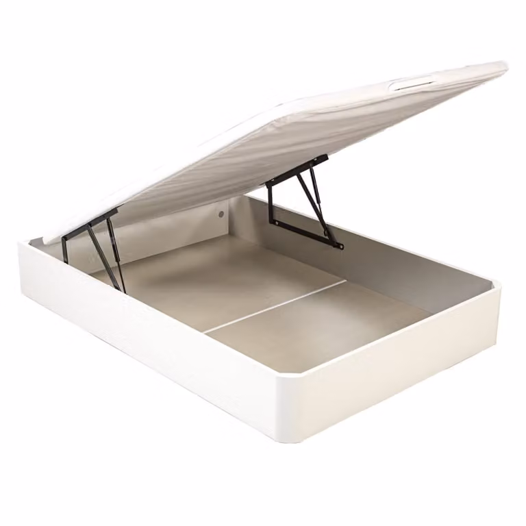 Canapé abatible Loop Royal Sleep blanco con esquinas redondas An/P/Al: 105 x 200 x 32 cm