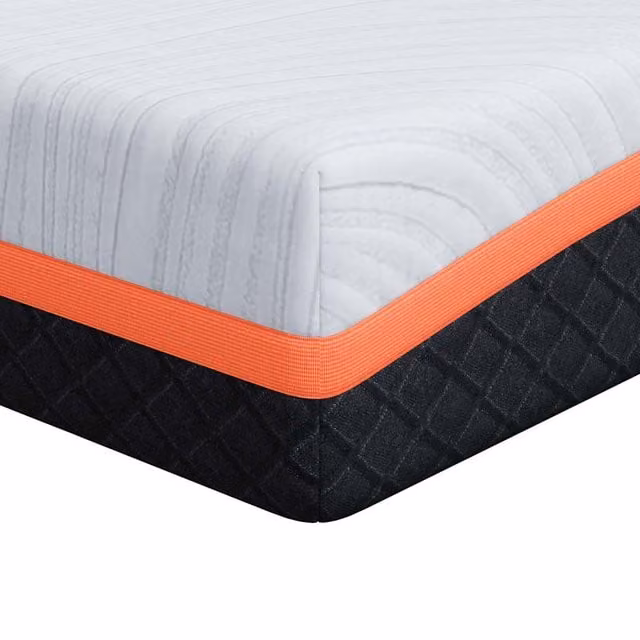 Colchón de gel SYFAX con tela jacquard multicolor para adultos, An/P: 80 x 200 cm