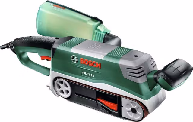 Lijadora de banda Bosch PBS 75 AE de 750W en color verde