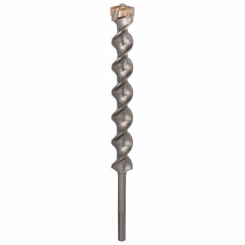 Broca para martillo perforador Bosch SDS max-7 con punta de carburo de 52 mm y longitud total de 520 mm