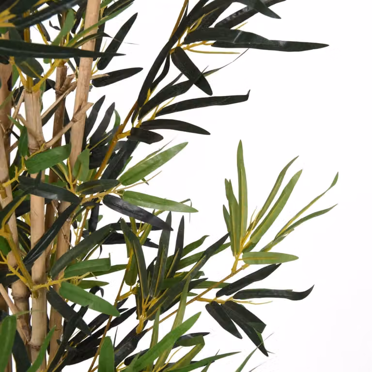 Árbol de bambú artificial verde vidaXL con 1104 hojas y 180 cm de altura