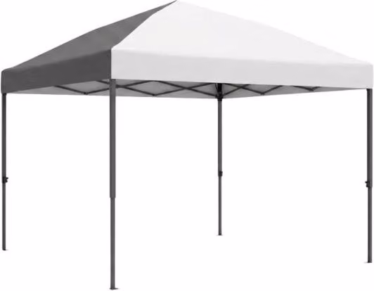 Carpa plegable compacta para maletero de REGALOS MIGUEL en color blanco, An/P/Al: 300 x 300 cm
