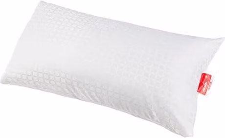 Almohada de microfibra Pikolin Cooper de firmeza media, transpirable y antialérgica, color blanco, An: 75 cm