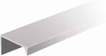 Paquete de 12 tiradores de perfil en forma de barra de HARDWAREXCHANGE, aluminio anodizado color plata mate, Longitud: 2000 mm