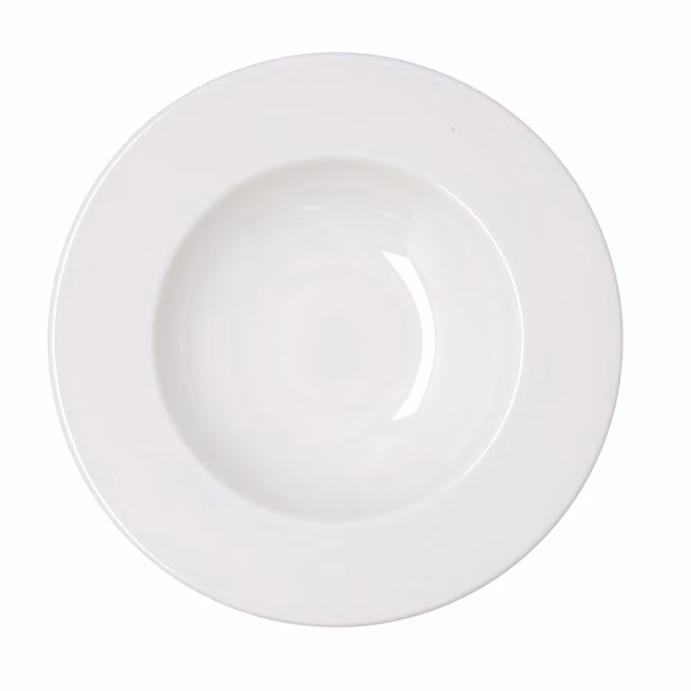 Plato de pasta Serenity Hydrozero de Bidasoa en porcelana blanca, Diámetro: 30 cm
