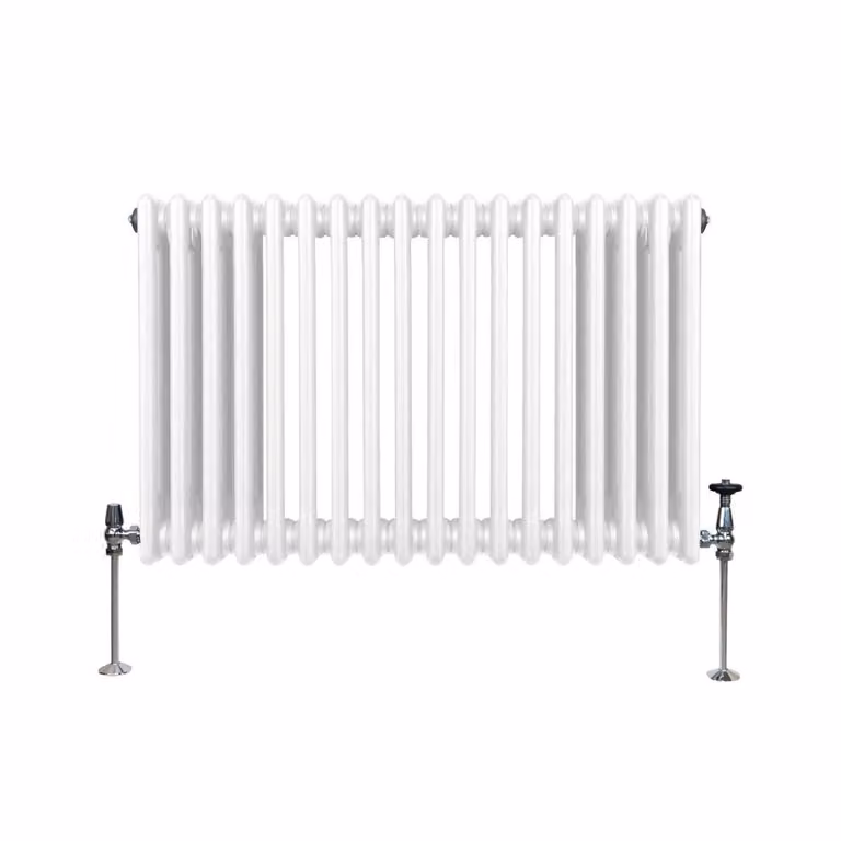 Radiador tradicional de 3 columnas Monster Shop en acero color blanco An/P/Al: 60 x 83,2 x 6 cm