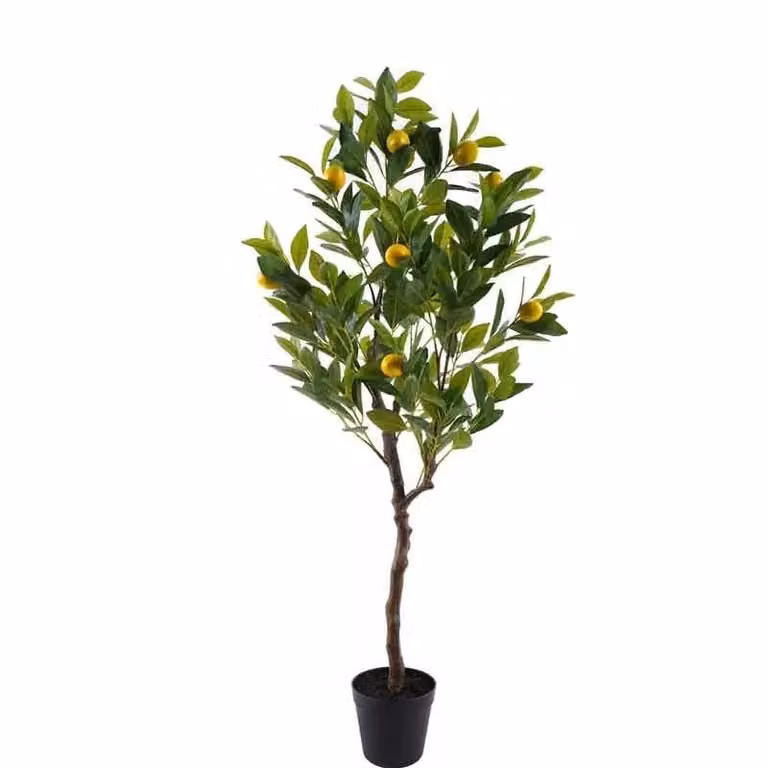 Árbol limonero artificial Signes Grimalt de 120 cm en colores verde, amarillo, marrón y negro